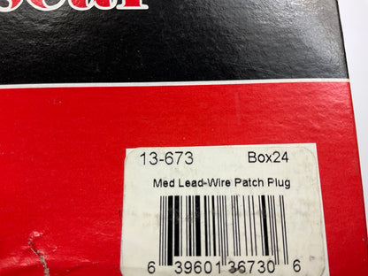 X-tra Seal 13-673 Medium 2-1/8'' X 1/4'' Tire Patch Plug, Lead Wire - PACK OF 24