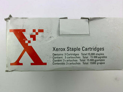 1 Box Of 3 Xerox Staple Cartridges 108R00493 15,000 PCS