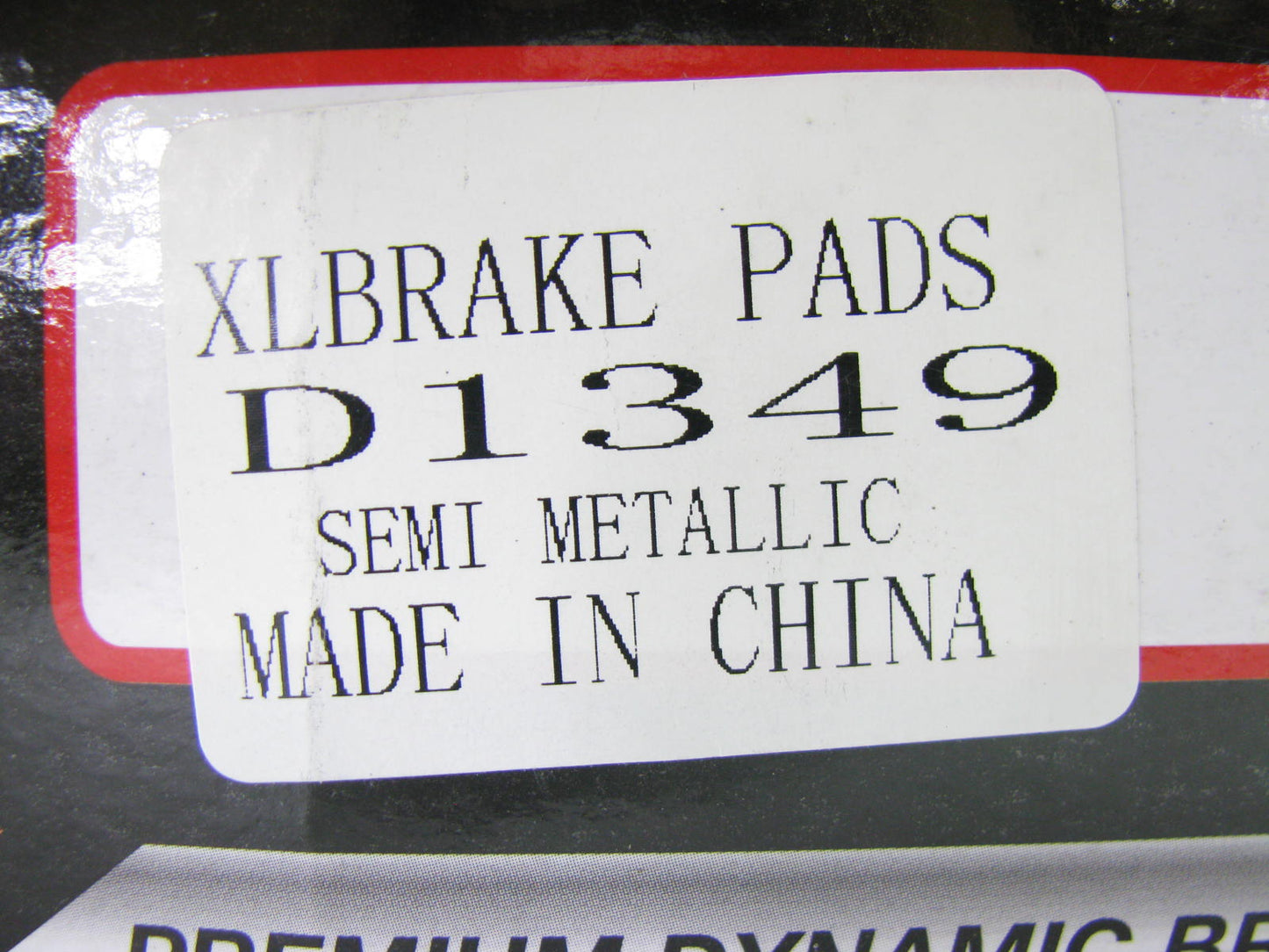 Xlbrake D1349 Front Disc Brake Pad Set - Semi-Metallic