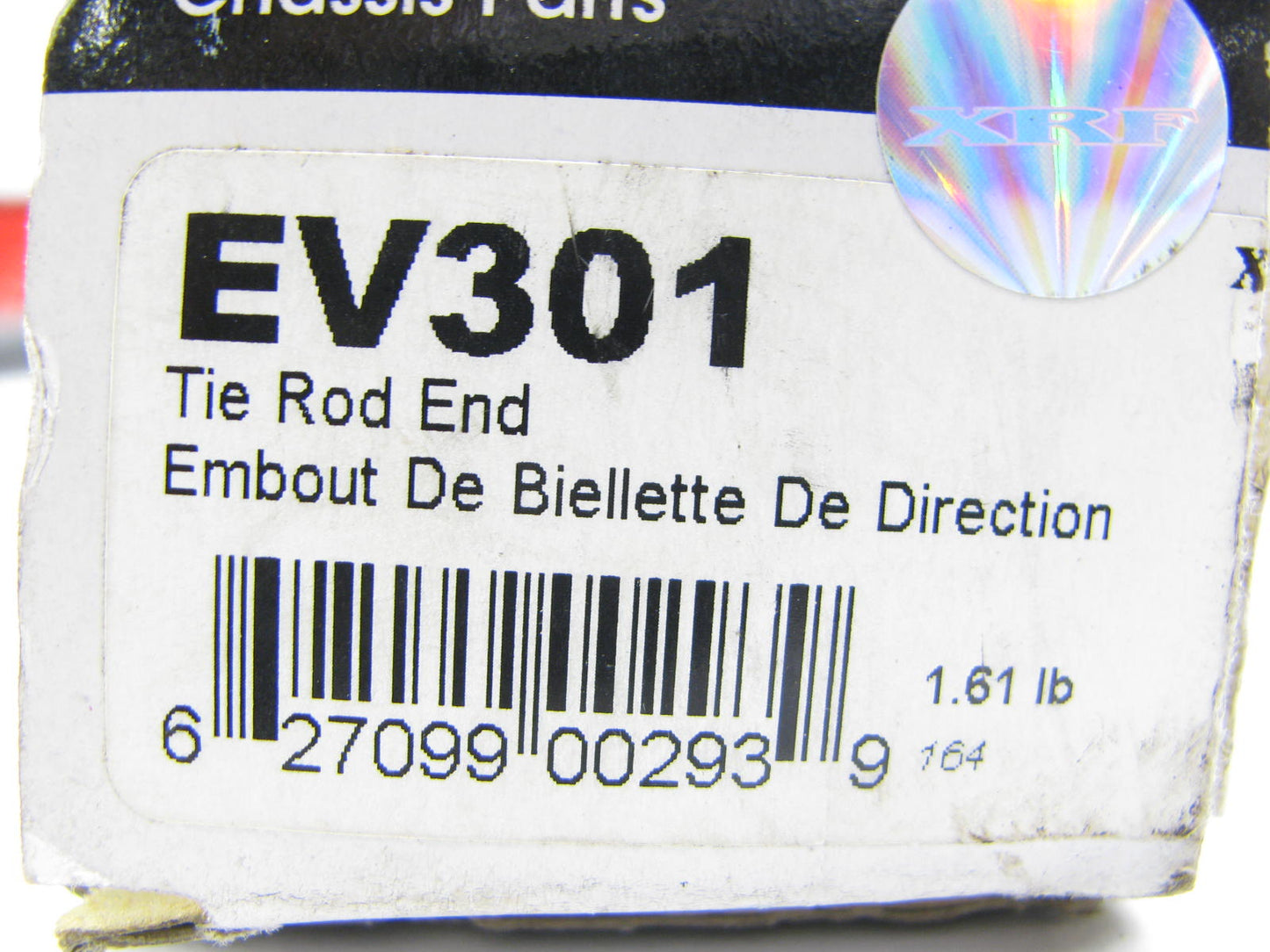 (2) XRF EV301 Steering Tie Rod End - Front Inner