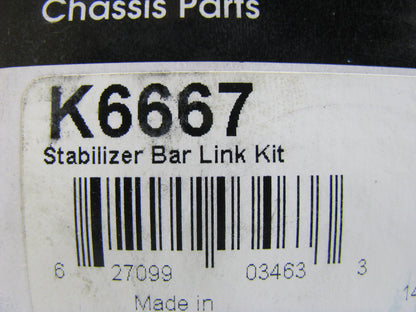 XRF K6667 Suspension Stabilizer Sway Bar Link Kit - Rear Right