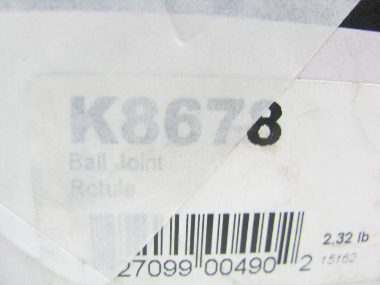 XRF K8678 Suspension Ball Joint - Front Upper