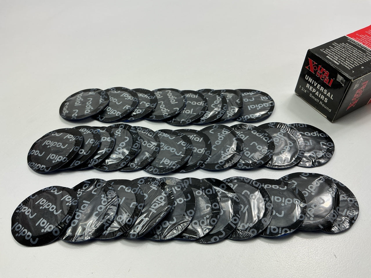 Xtra Seal 11-321 Small Round 1-5/8'' Universal Tire Repair Patch, Box Of 30