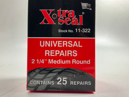 Xtra Seal 11-322 - 2-1/4'' Medium Round Tire Repair Patches - Box Of 25