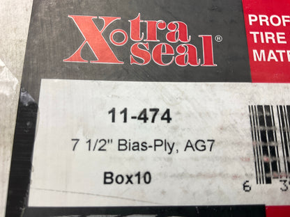 Xtra Seal AG7 Bias HEAVY DUTY Tire Patch, 4 Ply - 7-1/2'', Box Of 6 Patches