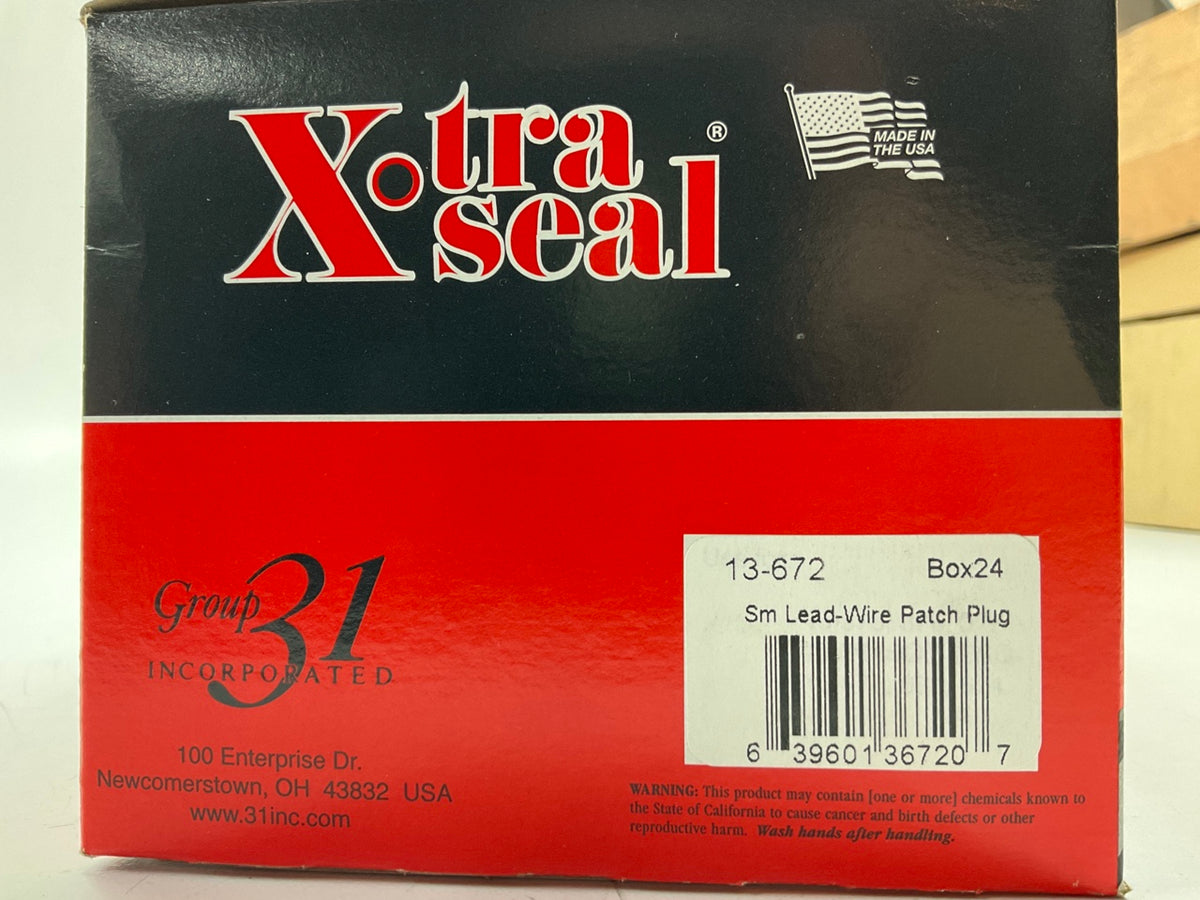 Xtra Seal 13-672-24 Small Lead-Wire Tire Patch Plugs - Box Of 24