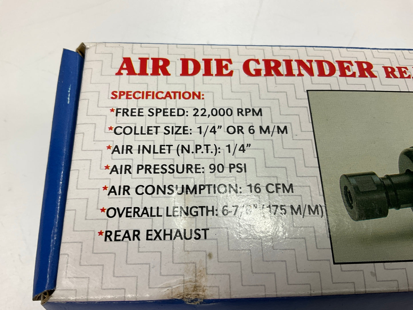 Xtra Seal 14-318 Mighty-Mite Variable Speed Buffer Kit 1/4'' Air Die Grinder
