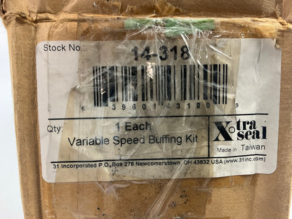 Xtra Seal 14-318 Mighty-Mite Variable Speed Buffer Kit 1/4'' Air Die Grinder