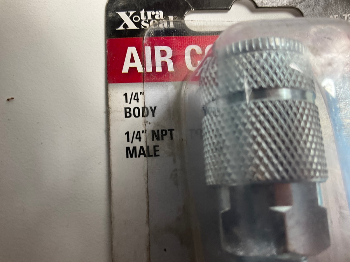 (10) Xtra Seal 15-7321 ''C'' Automotive Style 1/4'' Body X 1/4'' NPT Male Couplers