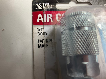 (10) Xtra Seal 15-7321 ''C'' Automotive Style 1/4'' Body X 1/4'' NPT Male Couplers