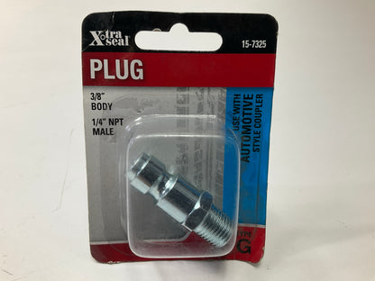 X-tra Seal 3/8' X 1/4'' NPT Male Plug G Automotive Style Air Plug Coupler