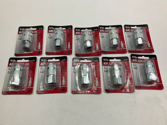 10 X-tra Seal 15-7510 1/4'' Female NPT B-Style Air Tool Couplers Aro-style Female