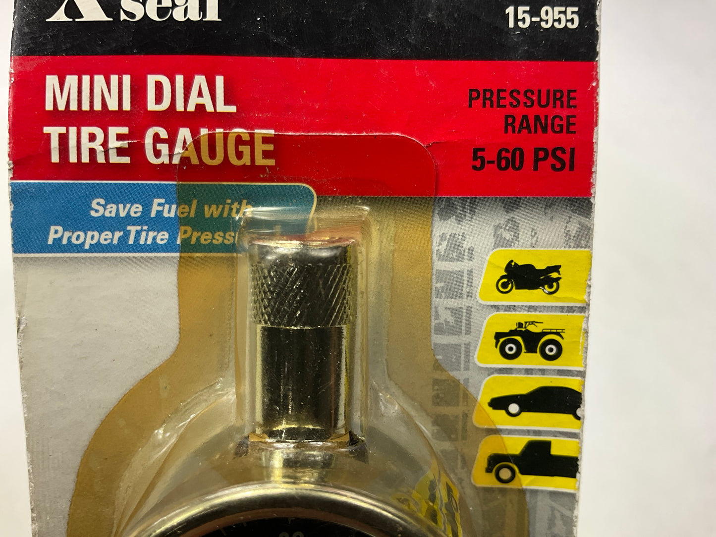 Xtra Seal 15-955 Tire Air Pressure Gauge - Pressure Range 5-60 PSI