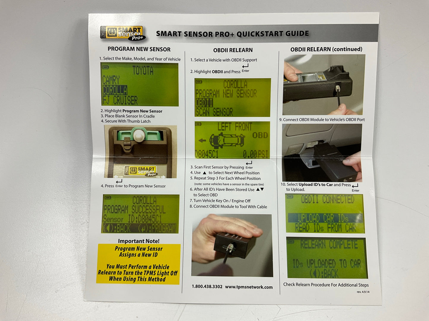 Xtra Seal 17-144 TPMS Smart Tire Sensor Pro Plus Programming Tool
