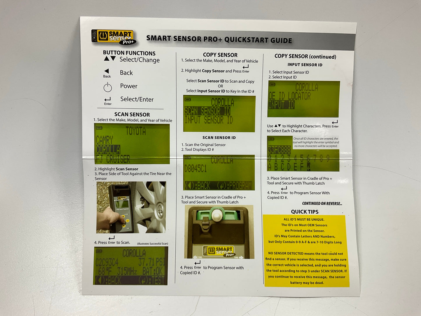 Xtra Seal 17-144 TPMS Smart Tire Sensor Pro Plus Programming Tool