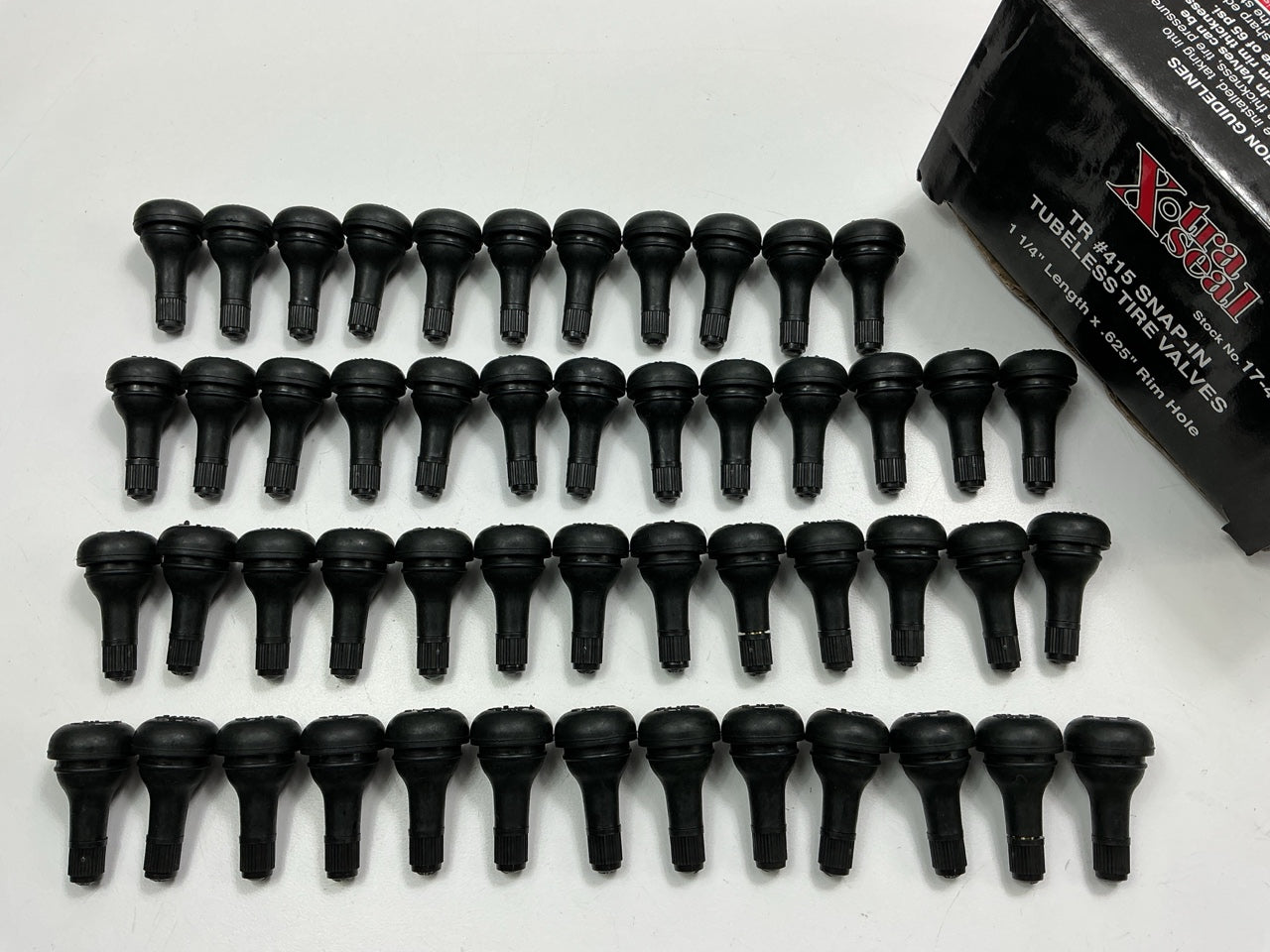 Xtra Seal 17-415  1.25'' Rubber Snap-In Valve .625 Hole, Box Of (50)