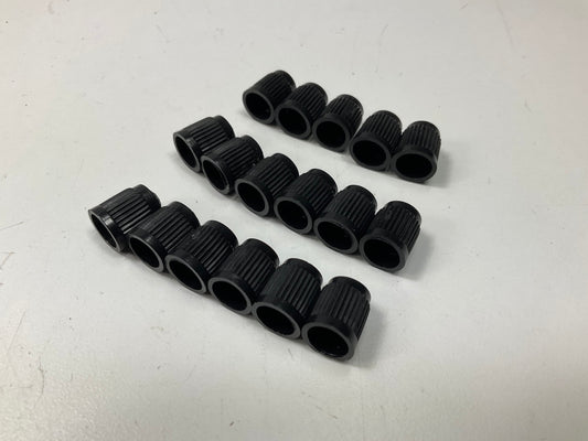 (98 Pcs) Xtra Seal 17-492 Black Plastic Tire Caps Air Valve Stem Dust Covers