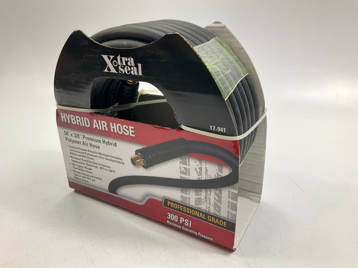 50 FEET - Xtra Seal 17-941 3/8'' Premium Hybrid Polymer Air Hose, 1/4'' NPT