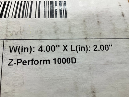 Zebra 10026372 Z-Perform 1000D 4'' X 2'' Direct Thermal Paper Labels - 34 Rolls
