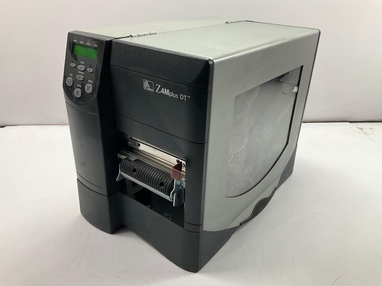 PARTS / REPAIR ONLY Zebra Z4M Plus Thermal Transfer Label Barcode Printer Peeler