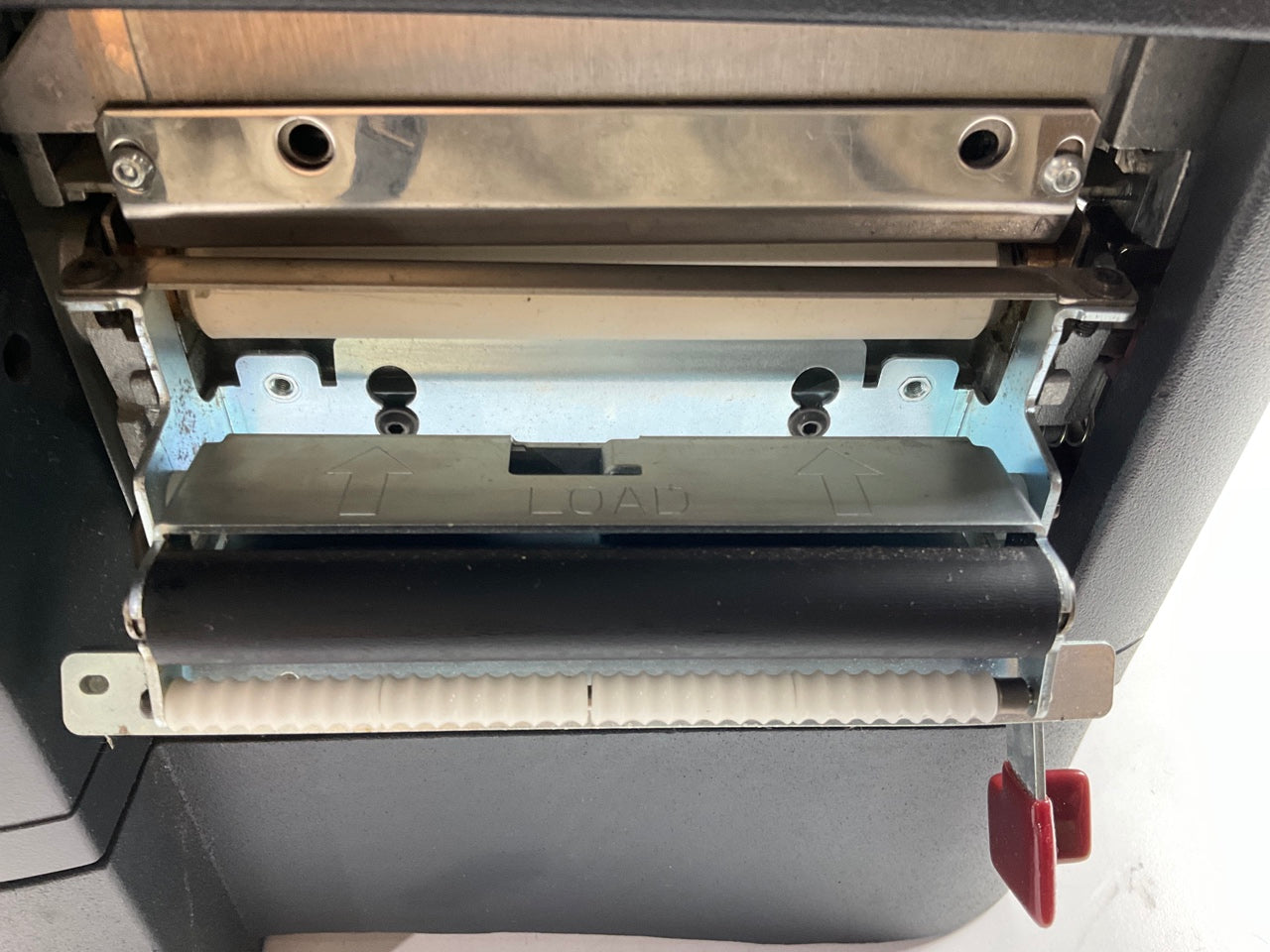 PARTS / REPAIR ONLY Zebra Z4M Plus Thermal Transfer Label Barcode Printer Peeler