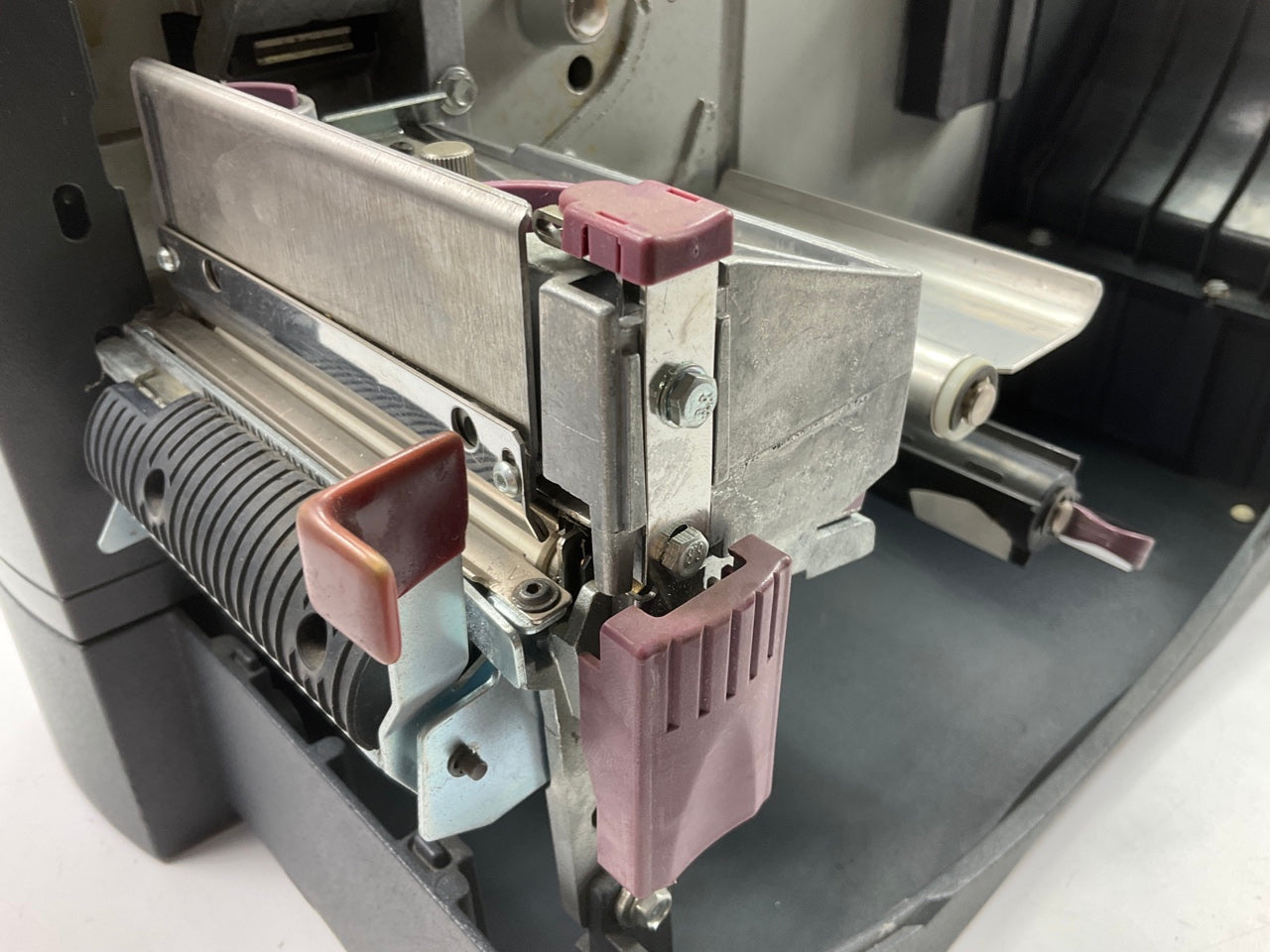 PARTS / REPAIR ONLY Zebra Z4M Plus Thermal Transfer Label Barcode Printer Peeler