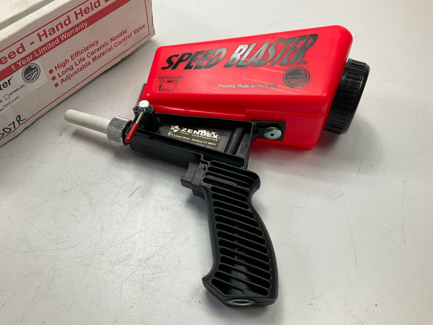 Zendex 007R Speed Blaster Handheld Sand Blaster Gun