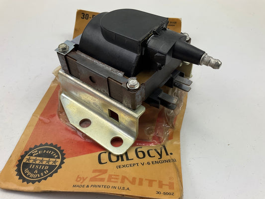 Vintage Zenith 30-500 Ignition Coil, Made In USA, Replaces DR35