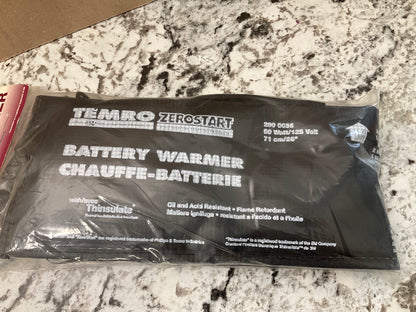 Zerostart 280-0055 Temro Battery Warmer Blanket 28'' Long, 50 Watts