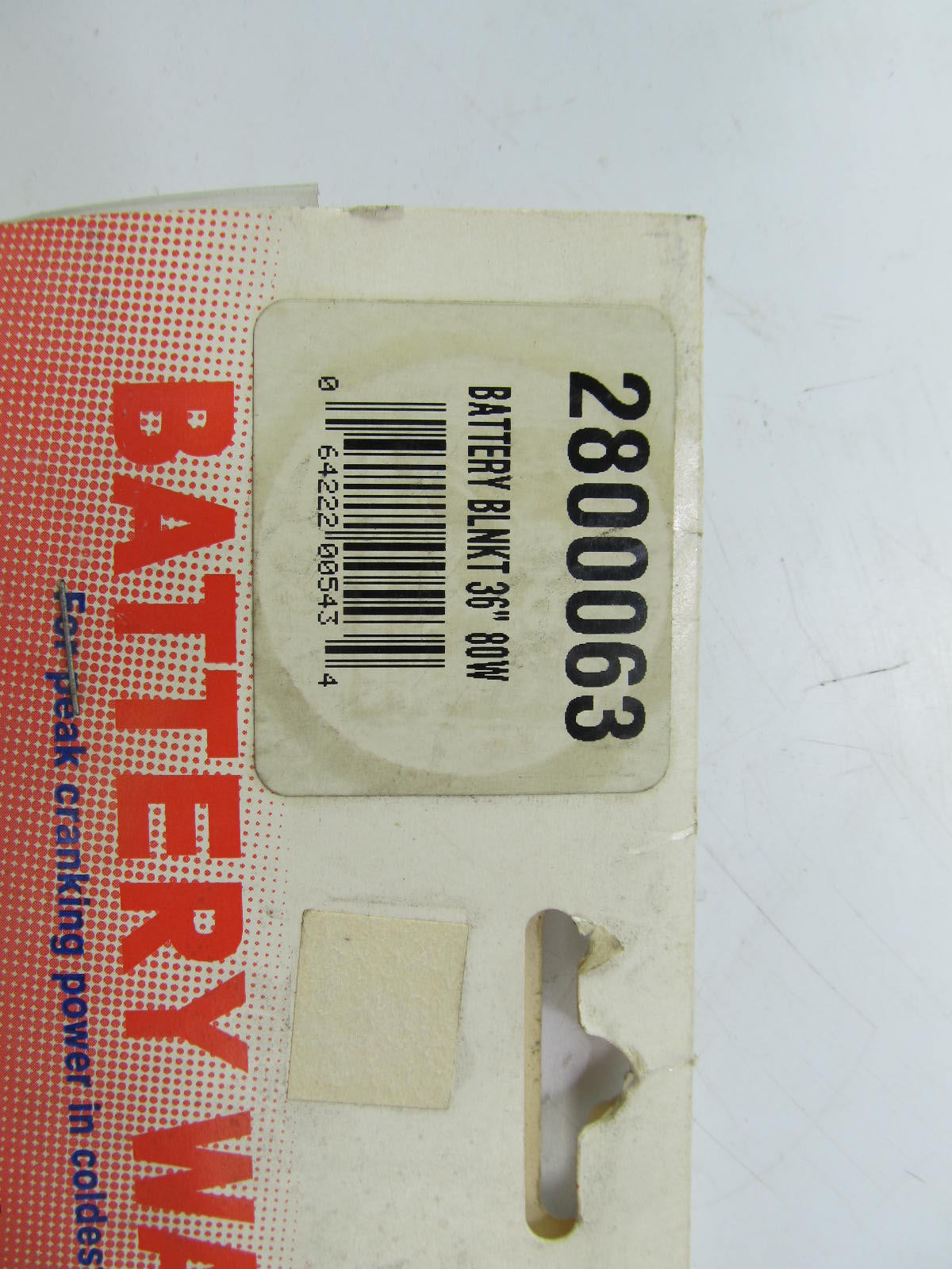 Zerostart 2800063 36'' Battery Warmer Blanket - 90 Watt