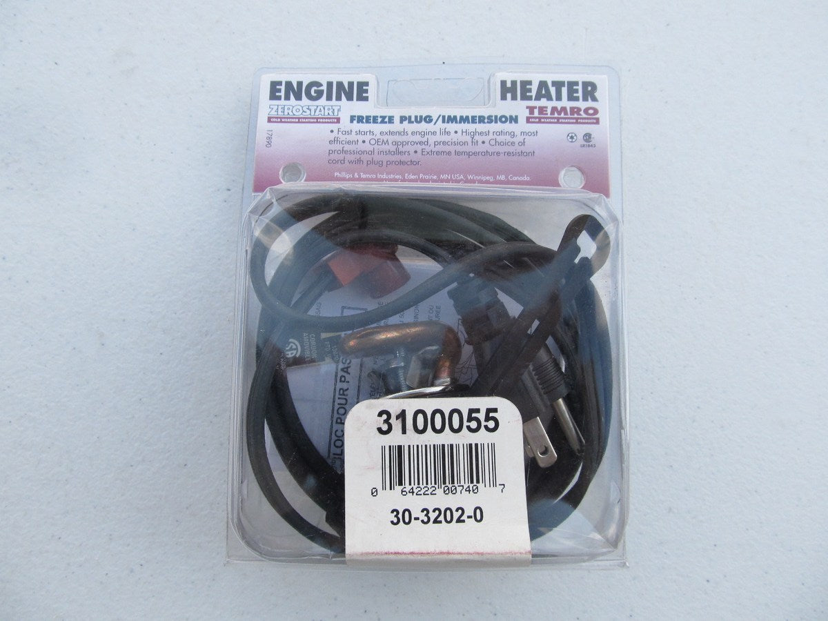 Zerostart 3100055 Engine Block Heater 600 Watt Freeze Plug Bore Diameter 1-5/8''