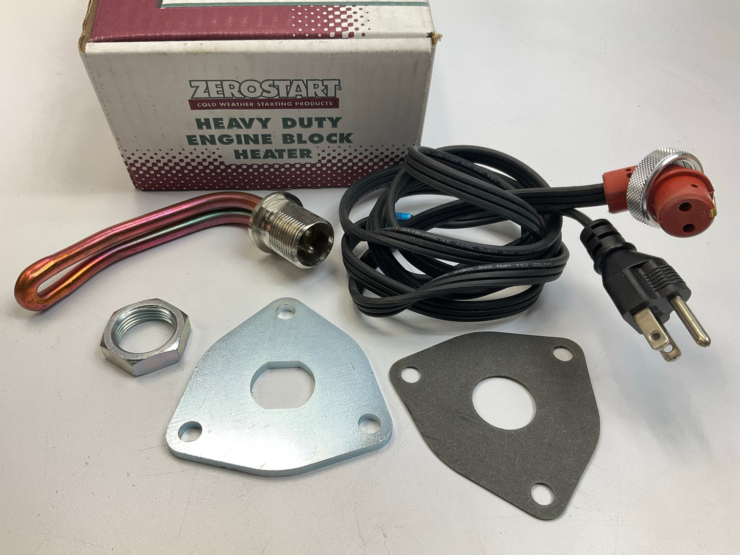 Zerostart 3500008 Engine Block Heater 1500W, 120V For Detroit Diesel 55 Series