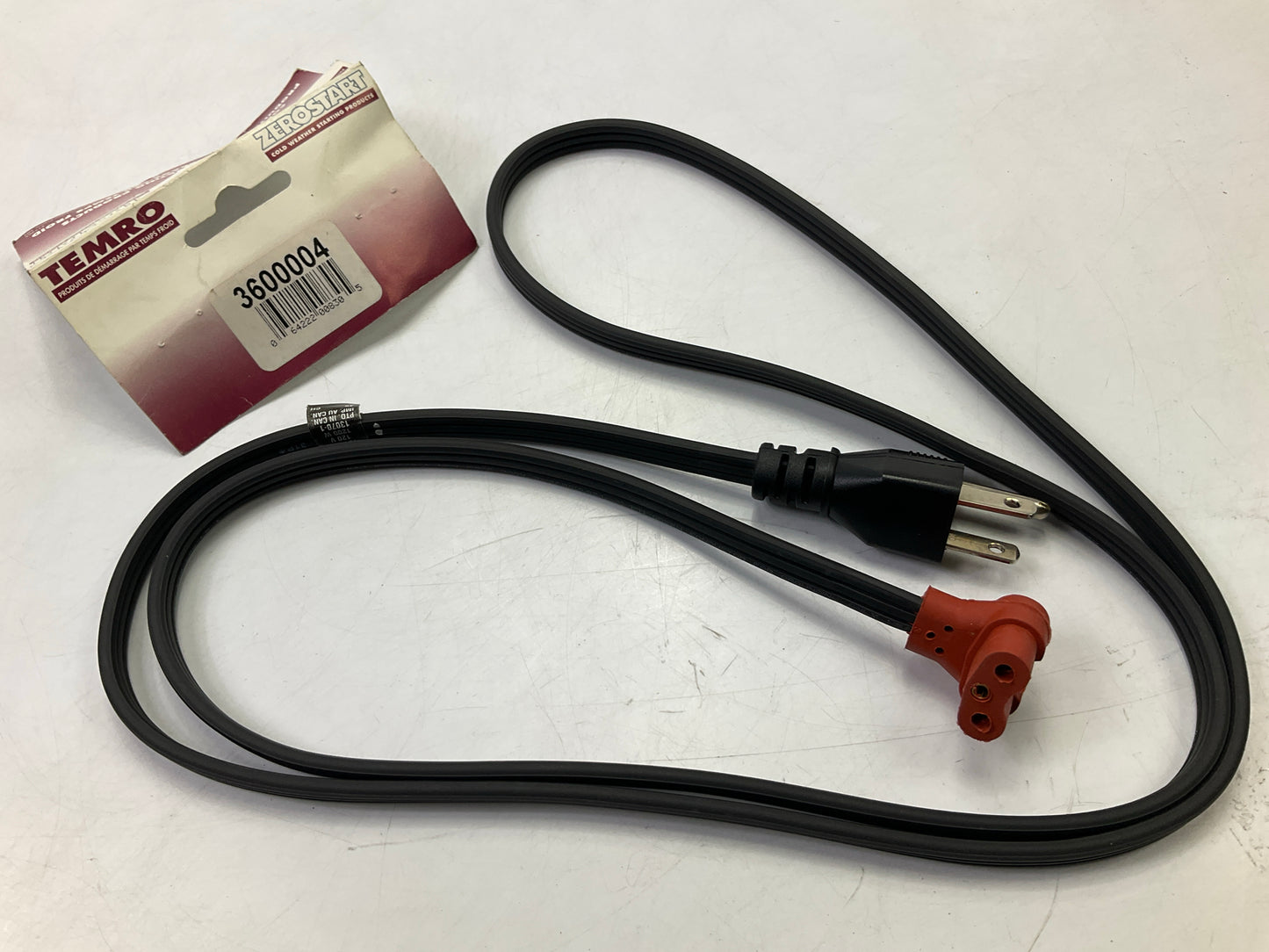 Zerostart 3600004 Engine Block Heater Replacement Cord, 5' Long, 18/3 Wire