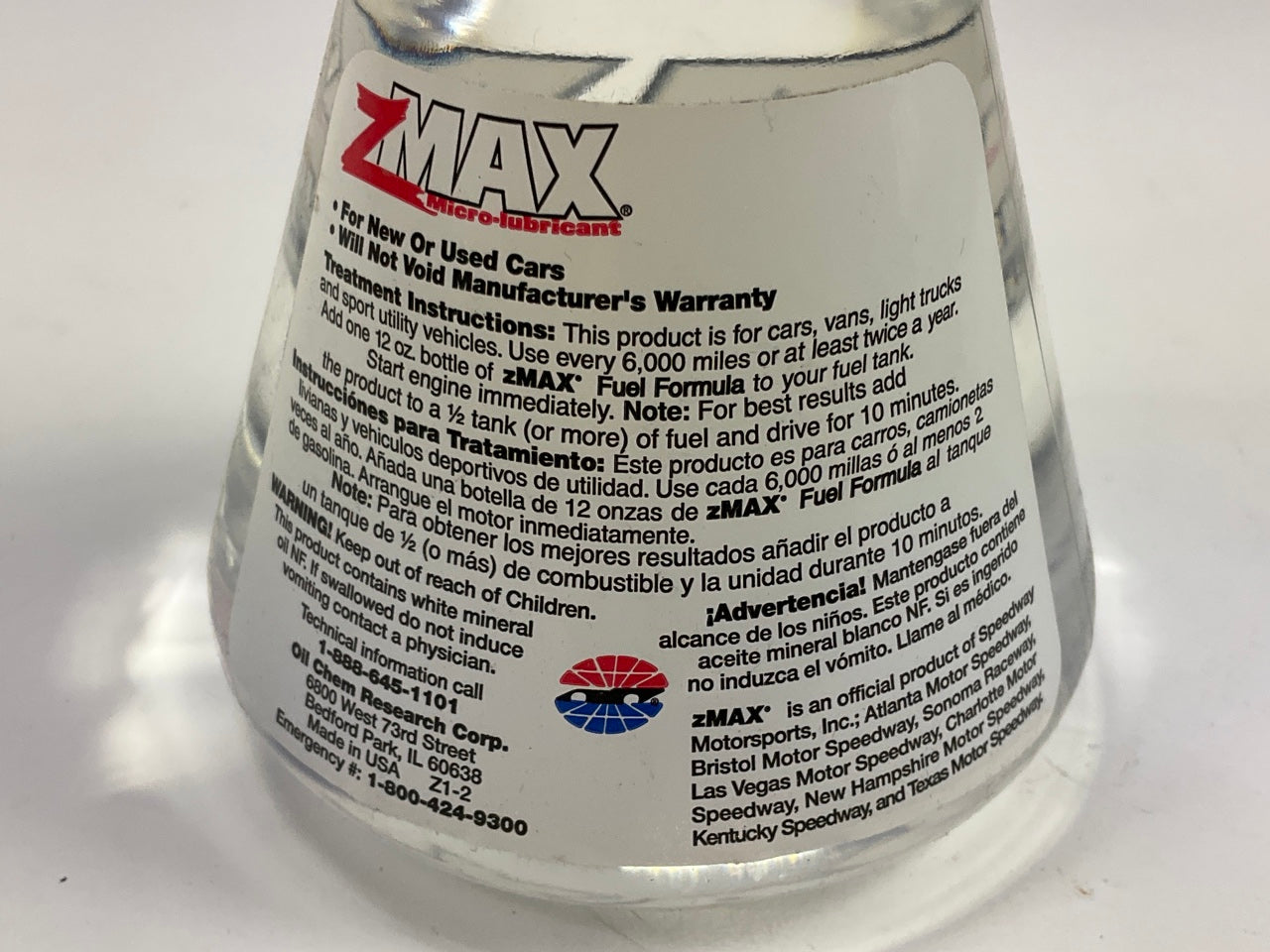 ZMAX 51-112 Motor Oil Additive System Cleaner - 12 Oz Bottle