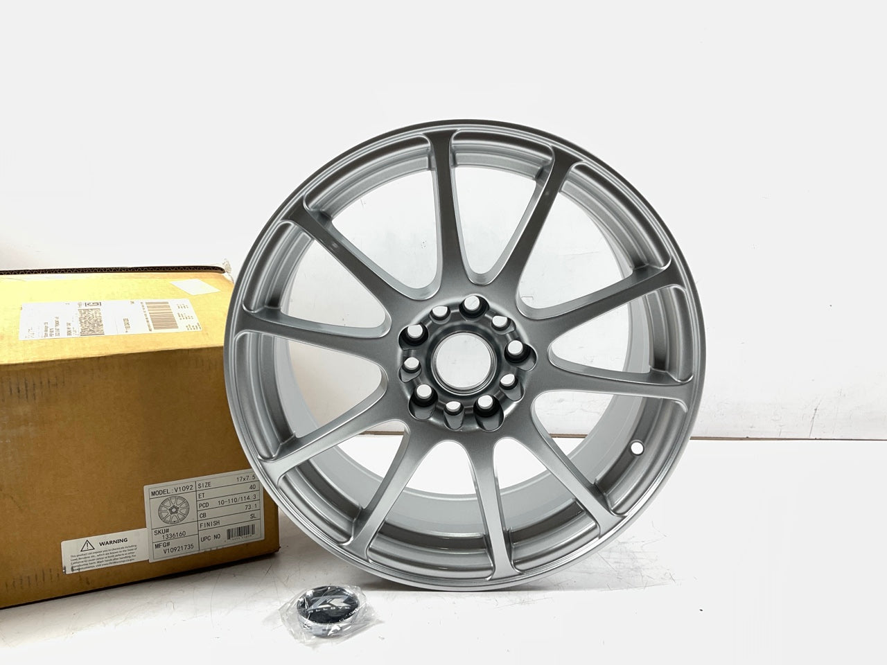 Zr Offroad V1092 Single Alloy Wheel Rim - 17x7.5'', 5x100 Or 5x4.5'', +40mm