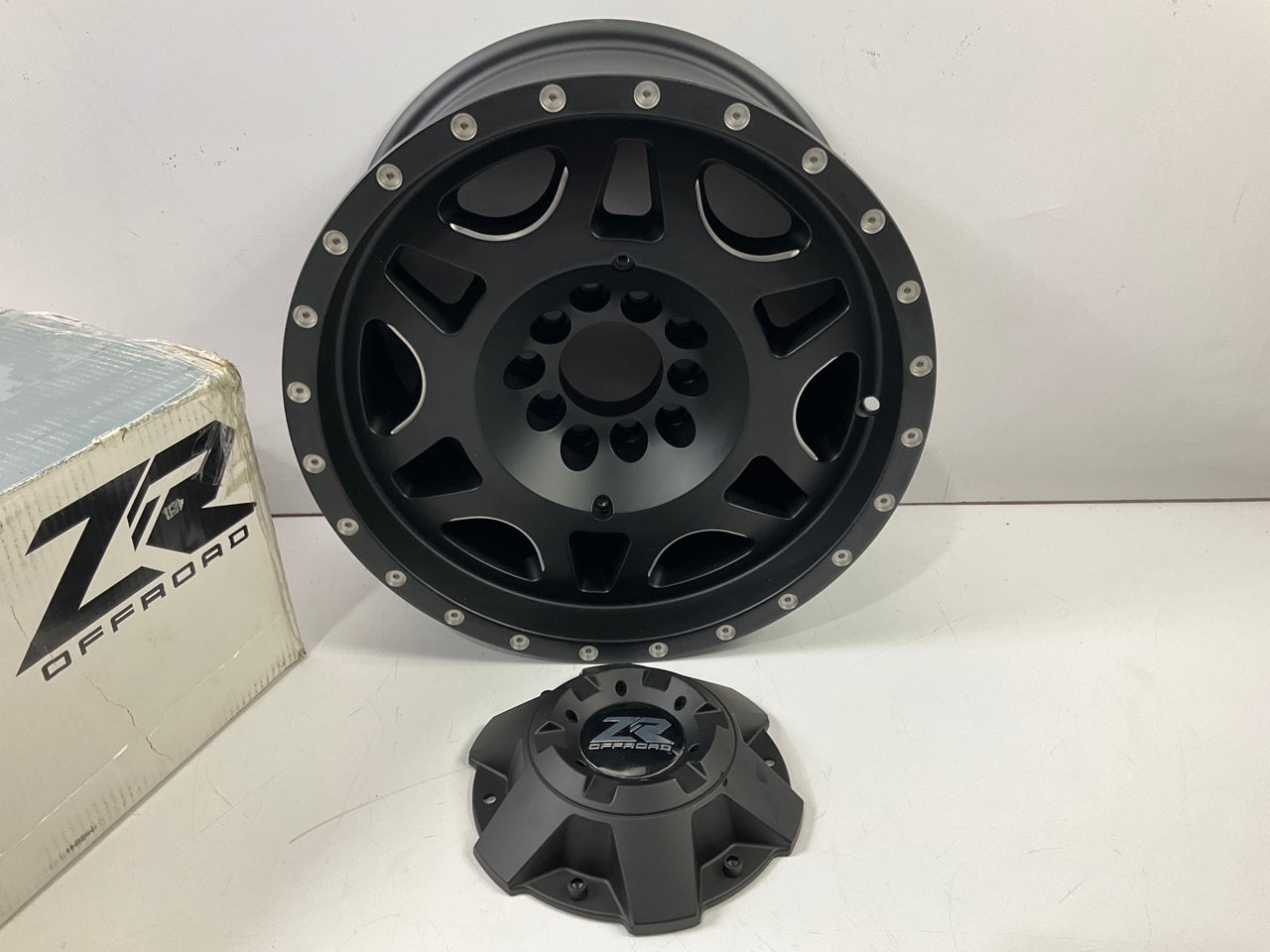 ZR Offroad V50816110 16x8.0 Alloy Wheel Rim 5x4.5'' / 5x5'' Bolt Pattern, 78.1 C.B